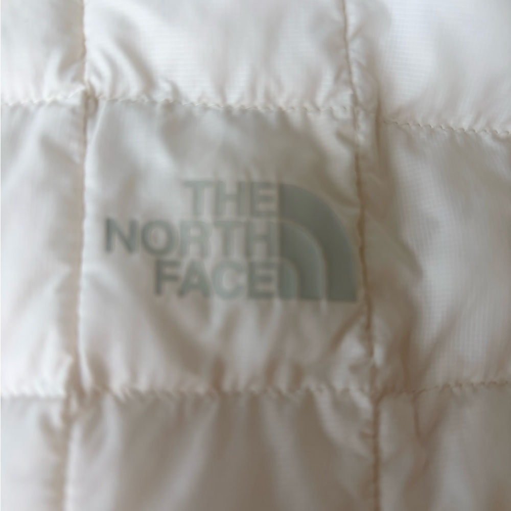 The North Face Cream Quilted Jacket
